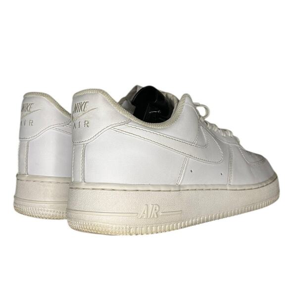 Womens Nike Air Force 1 07 DD8959-100 Leather Athletic Sneaker Shoes SZ 12 White - Picture 4 of 6